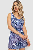 Комбинезон женский с цветочным принтом, цвет синий, 230R158-1 XL, XL, 50