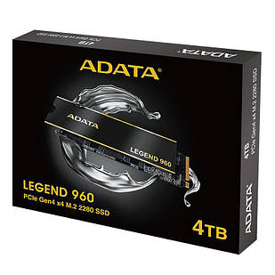 ADATA Накопичувач SSD M.2 4TB PCIe 4.0 LEGEND 960