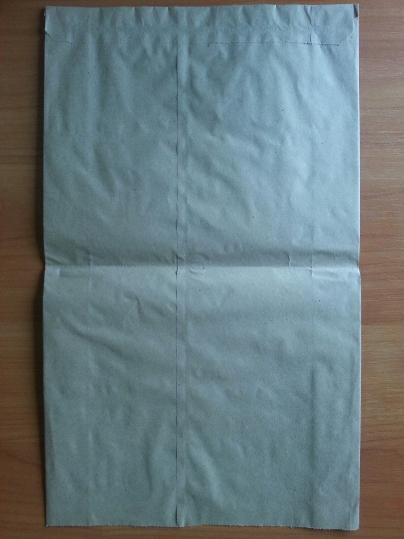 Паперовий пакет саше бурий 410х250х60 (1099)