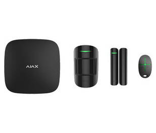Ajax StarterKit Plus (Чорний) Комплект охоронної сигналізації