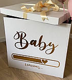 Коробка на визначення статі, напис будь який, фото 3