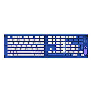 Akko Набір кейкапів Blue on White Fullset Keycaps