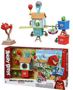 Angry Birds Ігрова фігурка ANB Medium Playset (Pig City Build 'n Launch Playset)