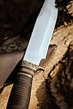 Ніж ручної роботи для полювання та риболовлі «Кельтський ведмідь #8» 95х18/58 HRC., фото 4