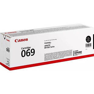 Canon Картридж 069 MF752Cdw/MF754Cdw/LBP673Cdw Black (2100 стор)