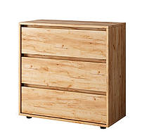 Стильний і ергономічний комод у сучасному стилі Вулик К 803 фасад і корпус Дуб Крафт Золотий ДОМ