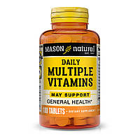 Витамины и минералы Mason Natural Daily Multiple Vitamins, 100 таблеток DS