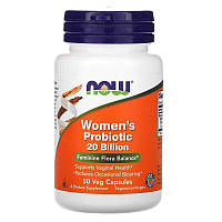 Пробиотики и пребиотики NOW Women's Probiotic 20 Billion, 50 вегакапсул DS