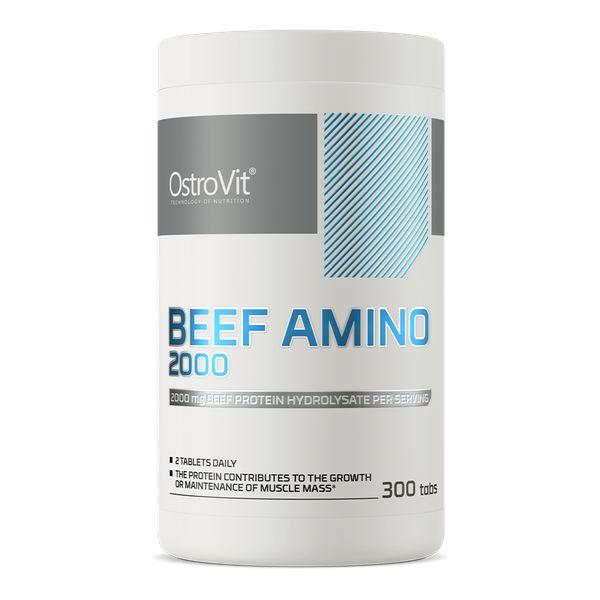 Амінокислота OstroVit Beef Amino 2000 mg, 300 таблеток DS