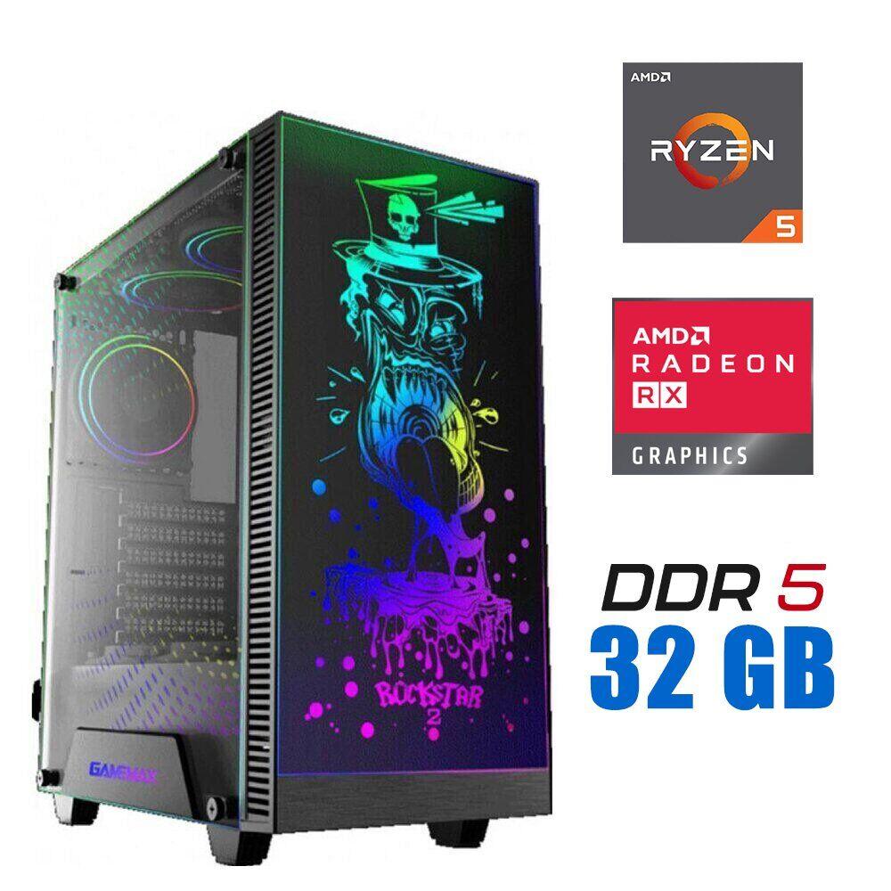Новий ПК MT/ Ryzen 5 7500F/ 32 GB RAM/ 1000 GB SSD/ Radeon RX 7800 XT 16GB/ 700W