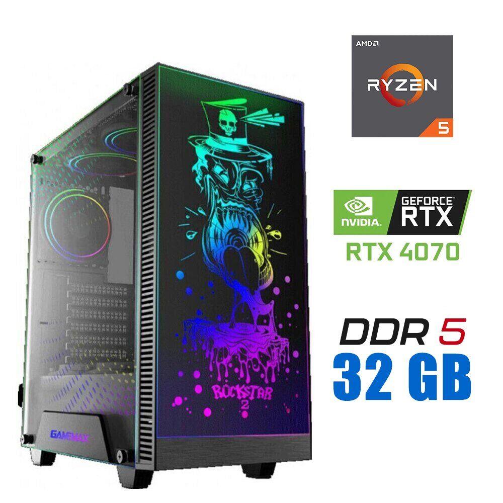 Новий ПК MT/ Ryzen 5 7500F/ 32 GB RAM/ 1000 GB SSD/ GeForce RTX 4070 12GB/ 700W