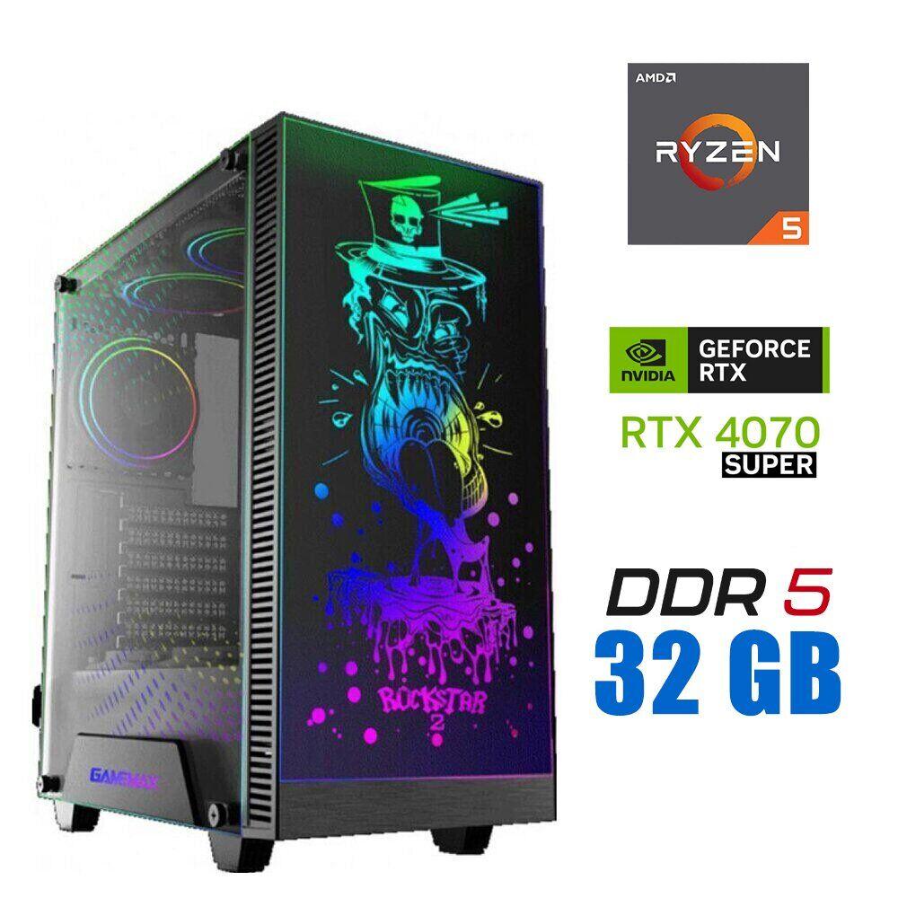 Новий ПК MT/ Ryzen 5 7500F/ 32 GB RAM/ 1000 GB SSD/ GeForce RTX 4070 SUPER 12GB/ 750W