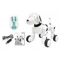 Игрушка Умная Собака робот с пультом и функцией движения, танцев, пения и режим обучения.XPRO Smart Puppy