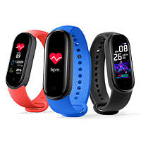 Фитнес браслет FitPro Smart Band M6 (смарт часы, пульсоксиметр, пульс). MC-272 Цвет: синий