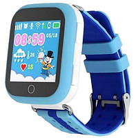 Дитячий розумний годинник/телефон з GPS Smart baby watch Q750 Blue, з сенсорним екраном та іграми