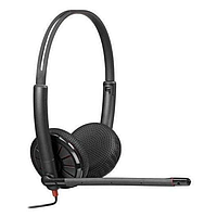 Наушники с микрофоном проводные USB Plantronics Blackwire 300 DA с шумоподавлением черные б/у