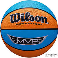 Мяч для баскетбола Wilson MVP MINI RBR BSKT AQ/OR SZ3 WTB1763XB03 (WTB1763XB03). Баскетбольные мячи.