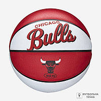 Мяч для баскетбола Wilson NBA TEAM RETRO BSKT MINI CHI BULLS WTB3200XBCHI (WTB3200XBCHI). Баскетбольные мячи.