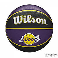 М'яч для баскетболу Wilson NBA TEAM Tribute LA WTB1300XBLAL (WTB1300XBLAL). Баскетбольні м'ячі.