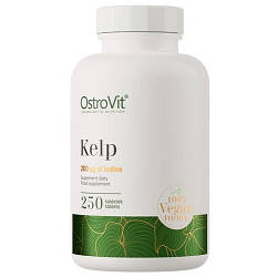 Йод з органічних водоростей OstroVit Kelp 200 mcg (250 таблеток.)