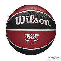 М'яч для баскетболу Wilson NBA TEAM Tribute chi bulls WTB1300XBCHI (WTB1300XBCHI). Баскетбольні м'ячі.