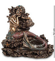 Статуэтка подсвечник Veronese Русалка 14 см 1902987 полистоун покрытый бронзой GoodStore