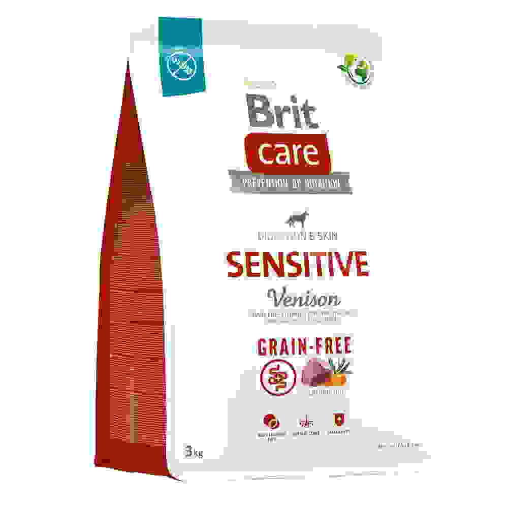 Brit Care Dog Grain-free Sensitive для собак с чувствительным пищеварением с олениной 12 кг - фото 6 - id-p1133831530