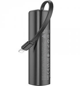 Повербанк Hoco 5000mAh J113 Enerdgy Bar Lightning чорний