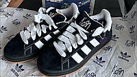 Женские кроссовки Adidas Campus 00s x KORN в стиле Кампус ЧЕРНЫЕ