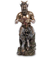 Статуэтка Veronese Пан,играющий на флейте 24,5 см 1906338 бог скотоводства и путешествий GoodStore