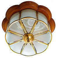 Светильник потолочный с деревянной основой SLAVIA FN017/3 GoodStore