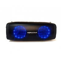 Потужна портативна світна Bluetooth колонка Hopestar A6 Party Black