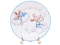 Детский набор фарфоровых тарелок из 2-х штук Lefard Мальчики мышки 19 см 924-489 GoodStore