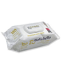 Салфетки влажные для детей гипоаллергенные для мам большая пачка "Bellababy" Baby 120 шт/уп