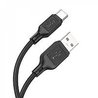 Кабель USB type C 3A (1m) Hoco X90 Cool Silicone Black