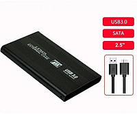 Внешний карман для подключения жестких дисков SSD и HDD USB SATA 2.5 дюйма с USB3.0-SATA интерфейсом