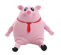 Іграшка-антистрес свиня-лизун, сквіш, довжиною 20 см