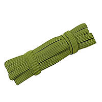 Резинка (гумка) білизняна, Хаки, 10 мм. 9-10 метрів, Резинка для шиття плоска.