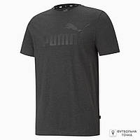 Футболка Puma ESS Heather Tee 58673607 (58673607). Мужские спортивные футболки. Спортивная мужская одежда.