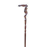 Різьблена тростина, палиця, коштур для ходьби для людей похилого віку інвалідів або для іміджу Русалка, фото 2