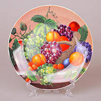 Декоративная тарелка с креплением на стену Lefard Фрукты 20 см 921-003(2) GoodStore