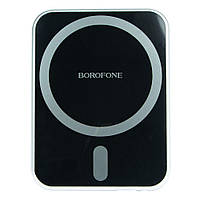 Автодержатель Borofone BH43 Xperience Magnetic Wireless 15W Цвет Черно-Стальной