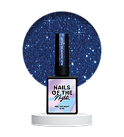 NAILSOFTHENIGHT Blue Lagoon gel polish голубой светоотражающий гель-лак для ногтей, 10 мл