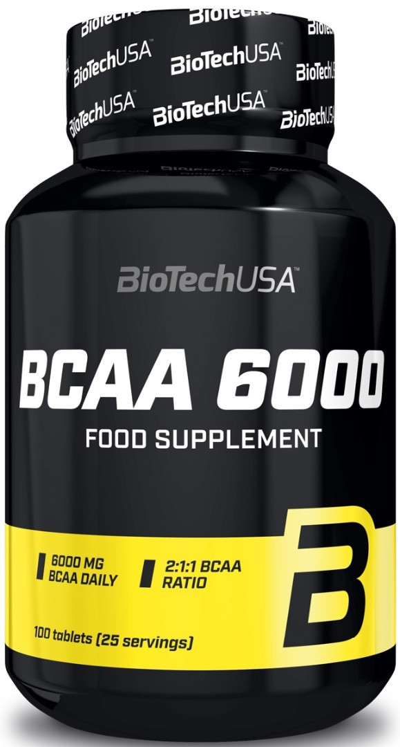 БЦАА Biotech BCAA 6000 100 tabl