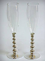 Свадебные бокалы на металлической ножке Veronese 26 см 2 шт 478/105 GoodStore