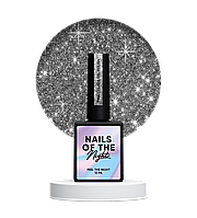 NAILSOFTHENIGHT Pina Colada gel polish сірий світловідбиваючий гель–лак для нігтів, 10 мл