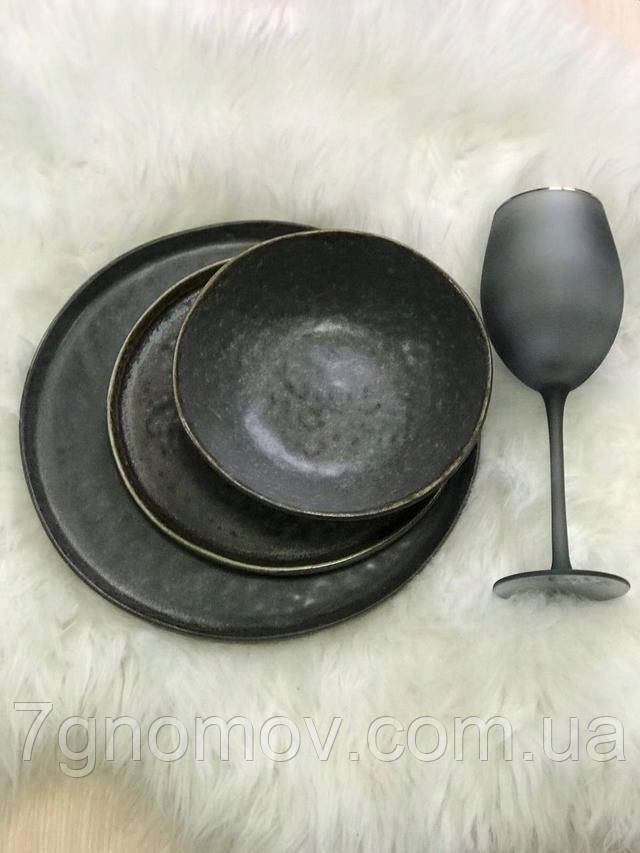 СІМЕЙНИЙ НАБІР ХРИЗОЛИТ (6 ВЕЛИКИХ ТАРІЛОК + 6 МАЛИХ ТАРІЛОК + 6 МИСОК)