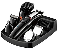 Машинка для стрижки волос на аккумуляторе 5 насадок Gemei GM853 5in1, набор для различных стрижек волос