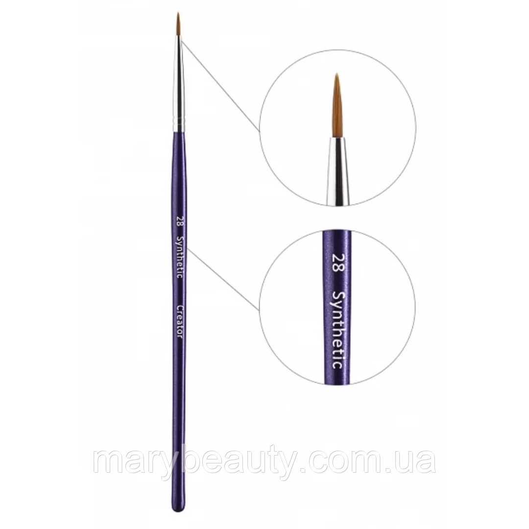 Пензлик Creator Synthetic №28, фото 1