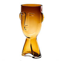 Стеклянная настольная ваза "Очерк" 23,5 см 8605-008 GoodStore